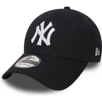 New Era New York Yankees MLB 39THIRTY Classic Navy Blaue Gebogene Kappe