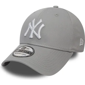 Šiltovky zaoblená sivá upravený 39THIRTY Classic New York Yankees MLB New Era