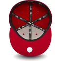 rote-angepasste-59fifty-essential-flat-cap-der-new-york-yankees-mlb-von-new-era