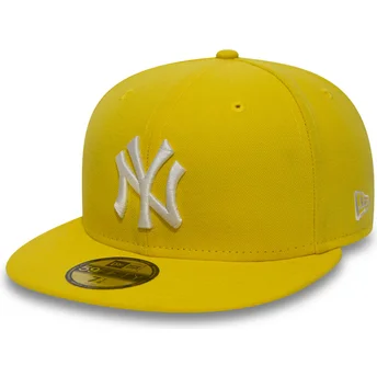 cap-rovna-yellow-ajustada-59fifty-essential-new-york-yankees-mlb-new-era