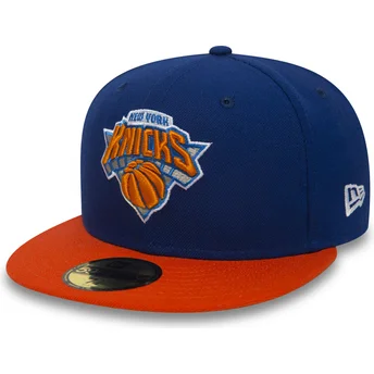 new-era-59fifty-essential-new-york-knicks-nba-blaue-flat-cap