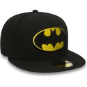 new-era-flat-brim-59fifty-batman-character-essential-warner-bros-black-fitted-cap