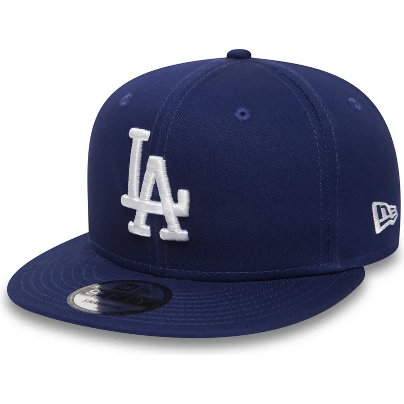 siltovka-rovna-modra-snapback-ajustable-9fifty-essential-los-angeles-dodgers-mlb-new-era