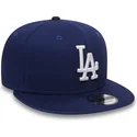 siltovka-rovna-modra-snapback-ajustable-9fifty-essential-los-angeles-dodgers-mlb-new-era