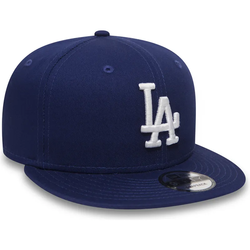 siltovka-rovna-modra-snapback-ajustable-9fifty-essential-los-angeles-dodgers-mlb-new-era