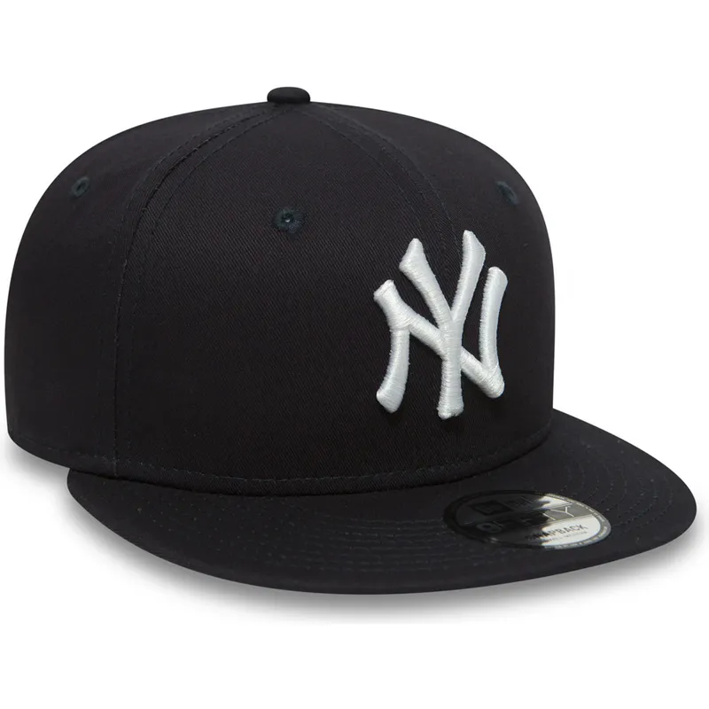 cap-rovna-navy-blue-snapback-ajustable-9fifty-essential-new-york-yankees-mlb-new-era cap-rovna-navy-blue-snapback-ajustable-9fifty-essential-new-york-yankees-mlb-new-era