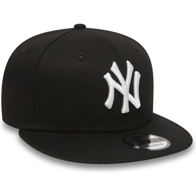 cap-rovna-black-snapback-ajustable-9fifty-white-on-black-new-york-yankees-mlb-new-era cap-rovna-black-snapback-ajustable-9fifty-white-on-black-new-york-yankees-mlb-new-era