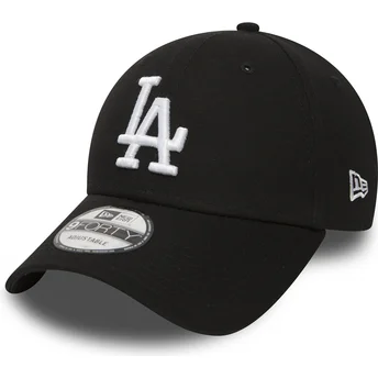 Šiltovky zaoblená čierna nastaviteľný pásik 9FORTY Essential Los Angeles Dodgers MLB New Era