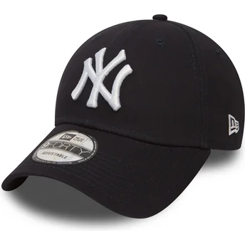 Šiltovky zaoblená tmavomodrá nastaviteľný pásik 9FORTY Essential New York Yankees MLB New Era