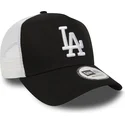 cap-zaoblena-black-snapback-clean-a-frame-los-angeles-dodgers-mlb-new-era