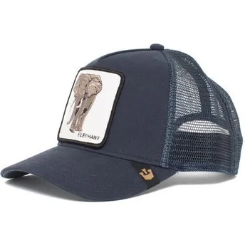 siltovka-zaoblena-tmavomodra-snapback-elephant-the-farm-goorin-bros