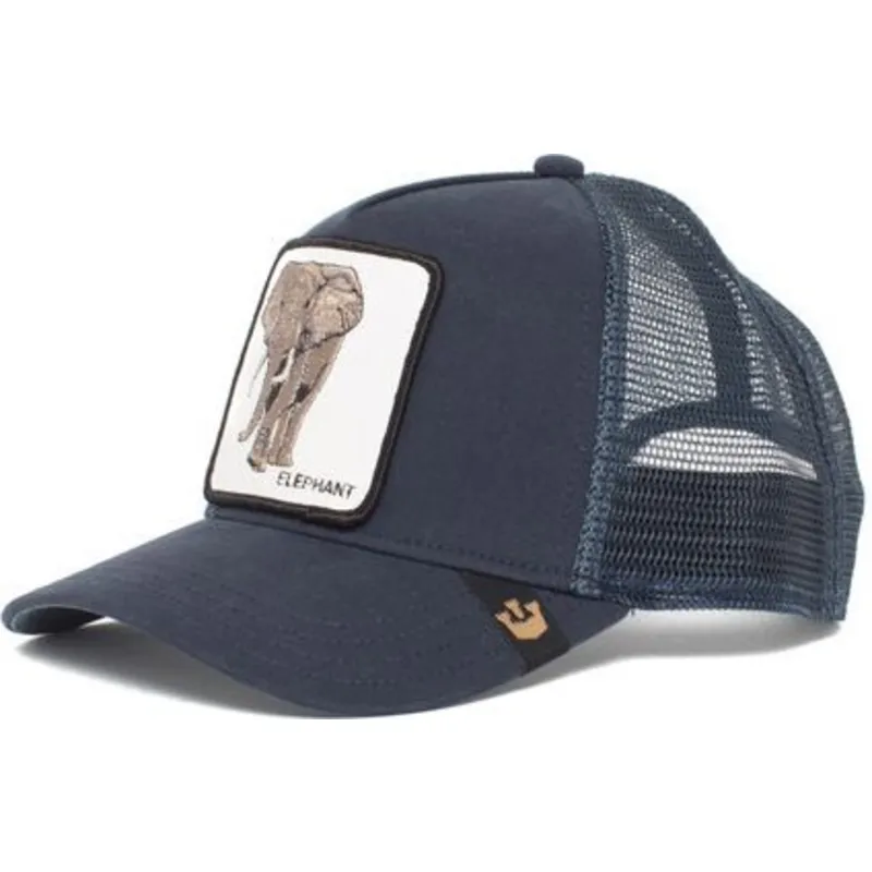 siltovka-zaoblena-tmavomodra-snapback-elephant-the-farm-goorin-bros