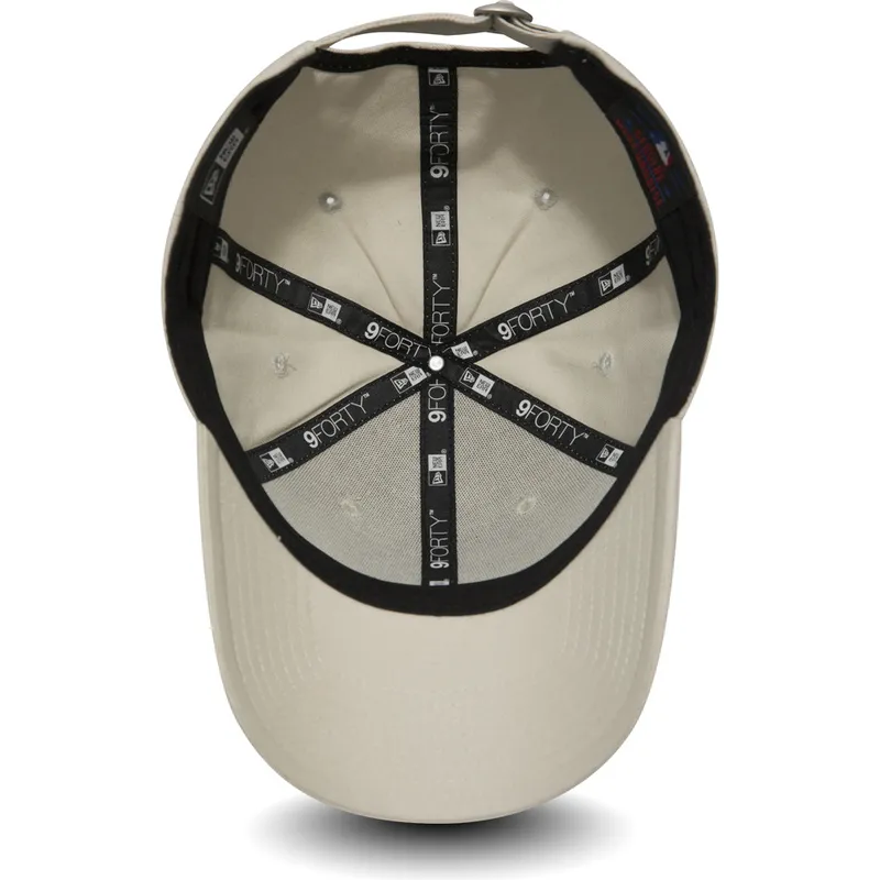 siltovka-zaoblena-biely-nastavitelny-roto-9forty-essential-los-angeles-dodgers-mlb-new-era