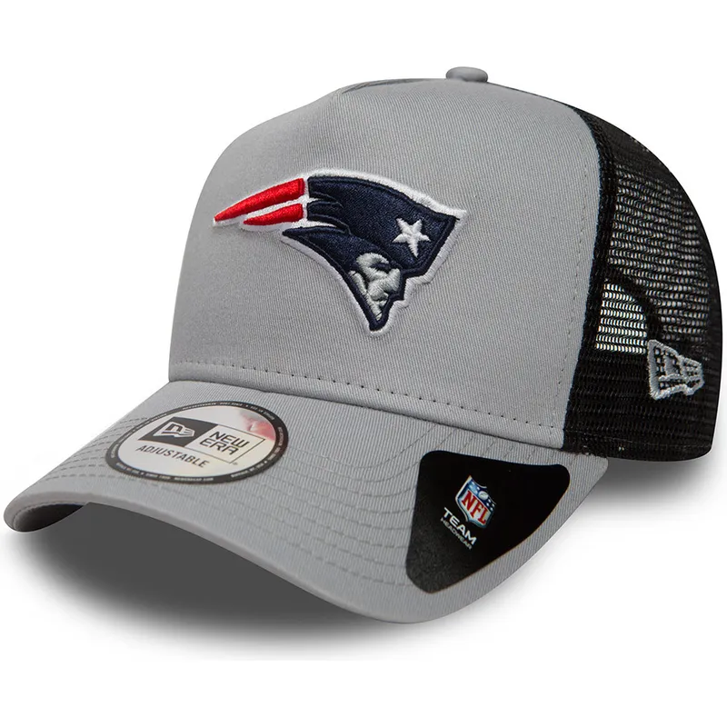 siltovka-zaoblena-siva-snapback-essential-a-frame-new-england-patriots-nfl-new-era