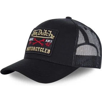 Šiltovky zaoblená čierna nastaviteľný pásik BLACKY2 Von Dutch