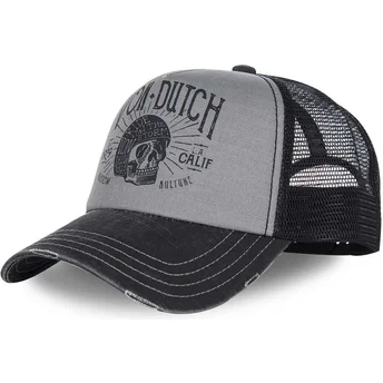 Šiltovky zaoblená kamionista sivá nastaviteľný pásik CREW1 Von Dutch