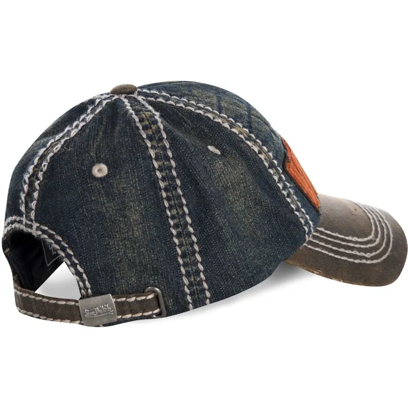 siltovka-zaoblena-modra-nastavitelny-efecto-vaquero-donald01-von-dutch