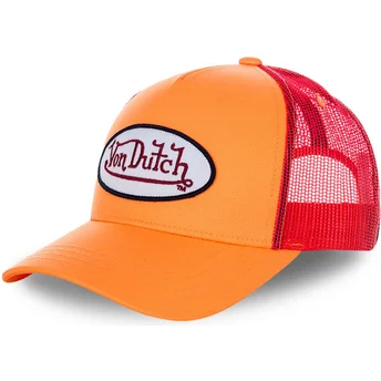 siltovka-zaoblena-oranzova-snapback-fresh03-von-dutch