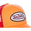 cap-zaoblena-orange-snapback-von-dutch