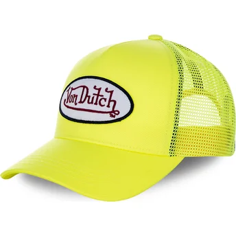 Cap zaoblená yellow snapback Von Dutch