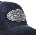 von-dutch-curved-brim-ilan01-navy-blue-and-grey-adjustable-cap