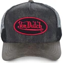 siltovka-zaoblena-cierna-snapback-rob-von-dutch