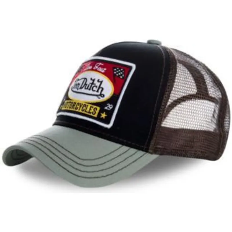 siltovka-zaoblena-cierna-snapback-square18-von-dutch