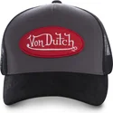 siltovka-zaoblena-cierna-snapback-suede2-von-dutch