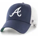 siltovka-zaoblena-tmavomodra-snapback-atlanta-braves-mlb-47-brand