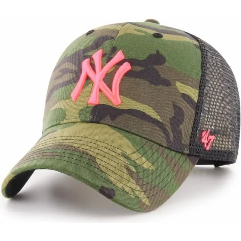 siltovka-zaoblena-kamuflaz-snapback-rosa-new-york-yankees-mlb-47-brand