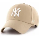 cap-zaoblena-beige-adjustable-strap-new-york-yankees-mlb-47-brand