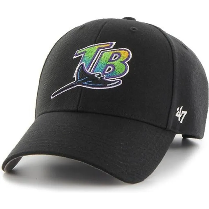 siltovka-zaoblena-cierna-nastavitelny-tampa-bay-rays-mlb-47-brand