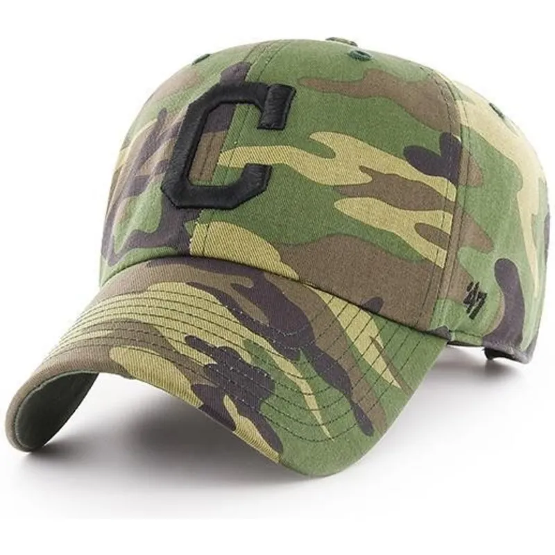 cap-zaoblena-camouflage-adjustable-strap-negro-cleveland-indians-mlb-47-brand