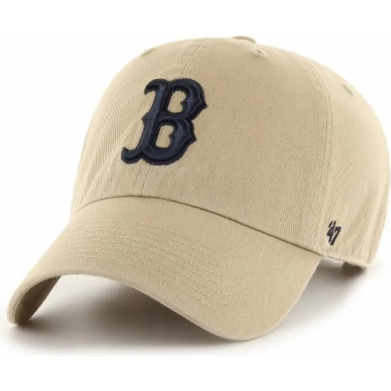 cap-zaoblena-beige-adjustable-strap-negro-boston-red-sox-mlb-47-brand