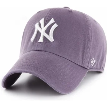 cap-zaoblena-violet-adjustable-strap-new-york-yankees-mlb-47-brand
