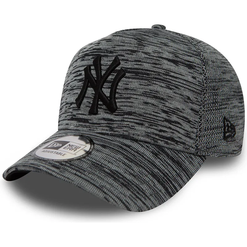 cap-zaoblena-gray-snapback-a-frame-jaspeado-new-york-yankees-mlb-new-era