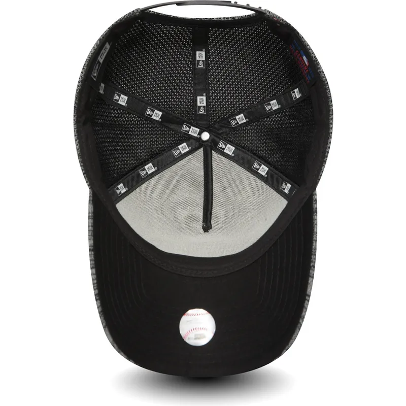 cap-zaoblena-gray-snapback-a-frame-jaspeado-new-york-yankees-mlb-new-era