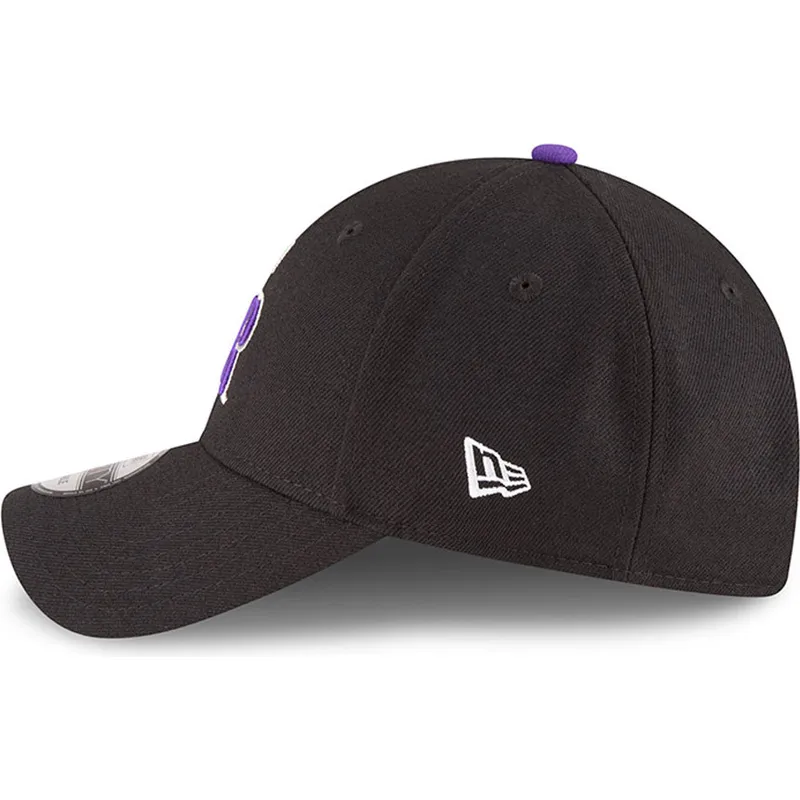 schwarze-verstellbare-gebogene-kappe-9forty-the-league-der-colorado-rockies-mlb-von-new-era