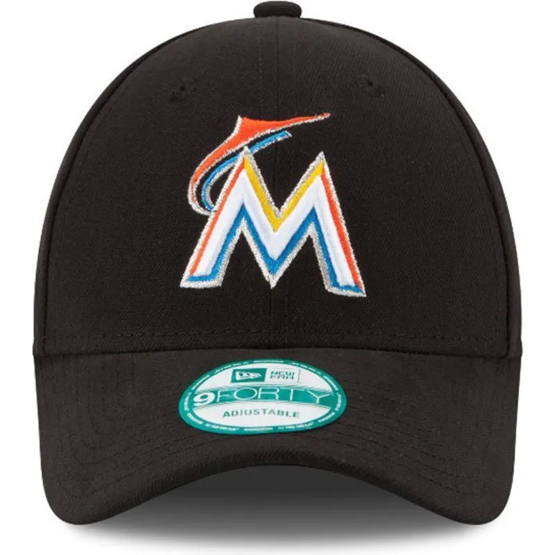 siltovka-zaoblena-cierna-nastavitelny-9forty-the-league-miami-marlins-mlb-new-era