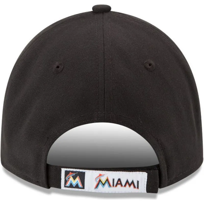 siltovky-zaoblena-cierna-nastavitelny-pasik-9forty-the-league-miami-marlins-mlb-new-era