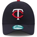 new-era-curved-brim-9forty-the-league-minnesota-twins-mlb-navy-blue-adjustable-cap