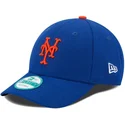 new-era-curved-brim-9forty-the-league-new-york-mets-mlb-blue-adjustable-cap