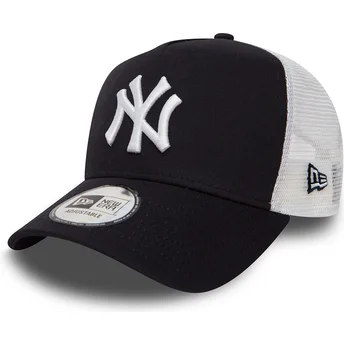 Trucker Cap marineblau Clean A Frame 2 von New York Yankees MLB von New Era