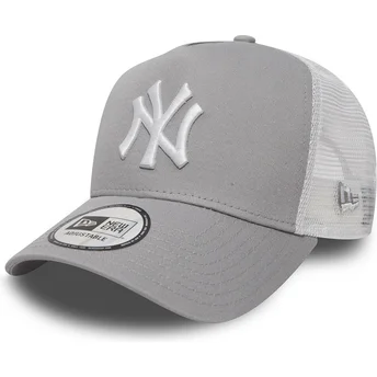 Cap zaoblená gray snapback Clean A Frame 2 New York Yankees MLB New Era