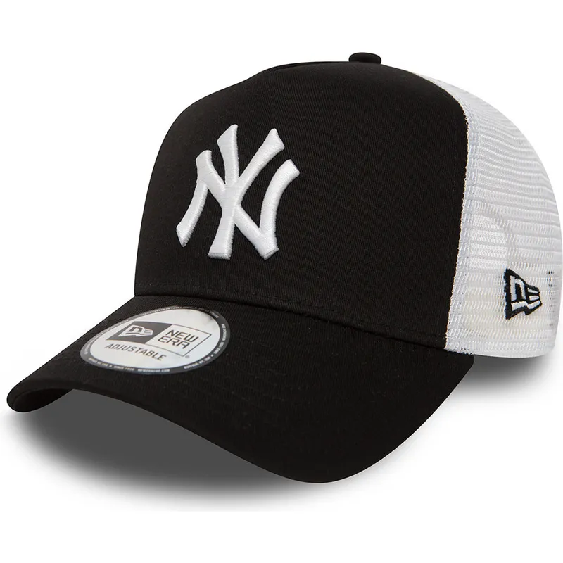 siltovky-zaoblena-kamionista-cierna-snapback-clean-a-frame-2-new-york-yankees-mlb-new-era