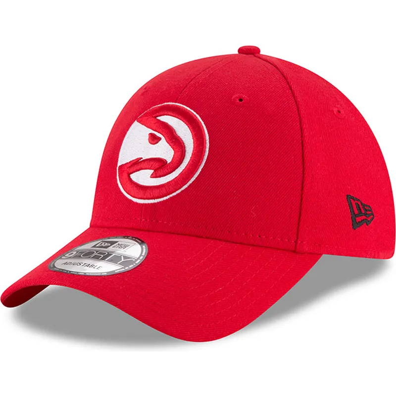 siltovka-zaoblena-cervena-nastavitelny-9forty-the-league-atlanta-hawks-nba-new-era