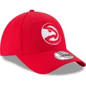 atlanta-hawks-nba-9forty-the-league-verstellbare-rote-kappe-von-new-era