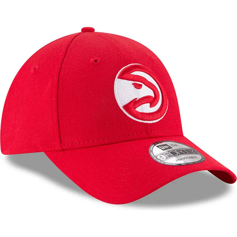 siltovka-zaoblena-cervena-nastavitelny-9forty-the-league-atlanta-hawks-nba-new-era