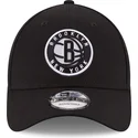 verstellbare-schwarze-kappe-9forty-the-league-der-brooklyn-nets-nba-von-new-era