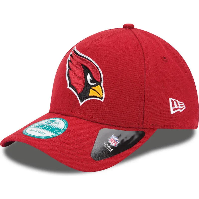 rote-verstellbare-curved-cap-9forty-the-league-der-arizona-cardinals-nfl-von-new-era